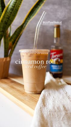 Katerina Diaz | #coffeelikekat DAY 16 CINNAMON ROLL ICED COFFEE🤤 If you’re looking for a simple coffee recipe to make in the morning that will knock your... | Instagram Snacks For Coffee Time, Cinnamon Roll Iced Coffee, Iced Coffee Aesthetic Instagram, Healthy Coffee Recipes, Brown Sugar Cinnamon Syrup, Coffee Recipes At Home, Keurig Recipes, Instant Coffee Recipes, At Home Coffee