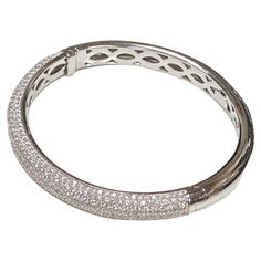 Leo Pizzo 18 KT/ White Gold Bangle Diamond 3.30 CT total weight Vendor Model 17574B Retail $17,950.00 SKU: LPO01236 Bangle Diamond, White Gold Bangle, Gold Bangle, Diamond Bangle, Gold Bangles, White Gold Diamonds, Gold Diamond, Bangle Bracelets, Jewelry Bracelets