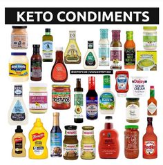 an advertisement for keto condiments on the app store