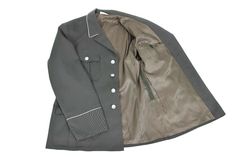 "Genuine German NVA parade uniform Jacket featuring two inside breasts pockets two side pockets Buttoned front closure Material: Outer material: 55% Polyester, 45% Cotton Lining: 100% Polyamide New, unused condition. Might be with epaulets and collar patches. They are not sewn and added separately Shipping to United states, Canada, Europe * Economy shipping Shipping time : 7-21 working days or sometime more * Standard shipping with tracking information Shipping time : 7-14 working days or someti Formal Uniform, Army Dress, Uniform Jacket, Military Combat, Jacket Parka, Dress Jacket, British Army, Field Jacket, Shirt Jacket