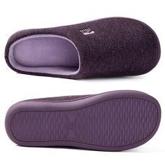 Experience the ultimate comfort with RockDove's Women's Original Two-Tone Memory Foam Slippers, designed to soothe your feet with every step. Ideal for women who value both style and comfort, these slippers come in a chic eggplant shade and are available in size 11-12 US.

- **Size**: 11-12 US Women
- **Color**: Eggplant
- **Material**: Waffle-knit cotton-blend upper, rubber outsole
- **Gender**: Female
- **Age Group**: Adult

These slippers feature a luxurious memory foam footbed that molds to Comfortable Closed Toe Synthetic Slippers, Flat Foam Slippers With Cushioned Footbed, Comfortable Foam Slippers With Textured Footbed, Non-slip Foam Slip-on Slippers, Comfortable Non-slip Foam Slippers, Cushioned Foam Slippers For Indoor Use, Comfortable Arch Support Round Toe Slippers, Comfortable Slippers With Arch Support And Round Toe, Comfortable Foam Slippers With Cushioned Footbed