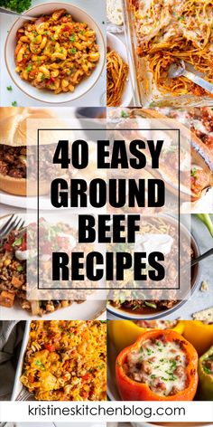 the top ten easy ground beef recipes