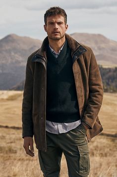 click to expand Work Coat, Fashion Forecasting, Sheepskin Coat, Dope Fashion, Men Street, Fashion Wear, Coat Fashion, Product Reviews, Business Casual