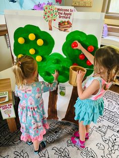 Preschool Apple Pie Craft, Apple Pie Dramatic Play Center, Food From Trees Preschool Activities, Farm To Table Dramatic Play, Apple Dramatic Play Free, Dramatic Play Tree Study, Prop Boxes For Preschool, House Dramatic Play Preschool, Twos Classroom Ideas