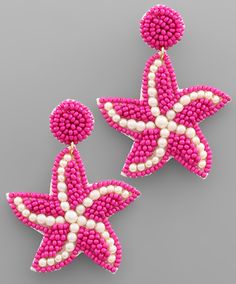 Let these seed bead earrings do all the talking! With 3 colors to choose from, you can't go wrong! Lightweight and fun starfish seed bead earrings! Bead Octopus, Earrings Acrylic, Starfish Earrings, Seed Bead Earrings, Bead Earrings, Ivory Color, Chic Boutique, Holiday Specials, Seed Bead