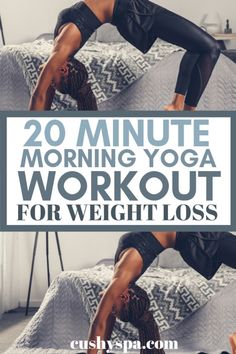 Use yoga to lose weight. This 20 minute morning yoga workout for weight loss will help you do just that! #yogaforweightloss #yoga #morningyoga Workout Morning, Yoga Training, Vinyasa Yoga, Pilates Reformer