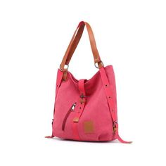 The High-Quality Multifunction Women Backpack for Travel and Hang out is just the bag you have been looking for those trips and treks. This lovely bag comes with spacious space to keep your things comfortably. You can use it as a backpack or even turn it into a handbag, isn’t that great? It is available in 5 different shades: blue, pink, khaki, black, and coffee. This would be a great piece to complement that chic and casual look of yours. So hurry up and get this bag real soon! Shape: Casual To Casual Shoulder Travel Bag For Outdoor Activities, Casual Anti-theft Shoulder Bag For Travel, Casual Anti-theft Shoulder Bag For Outdoor Activities, Casual Anti-theft Shoulder Bag For Outdoor, Outdoor Shoulder Backpack With Zipper Closure, Multifunctional Large Capacity Canvas Bag For Everyday, Daily Use Anti-theft Shoulder Bag, Casual Anti-theft Bag For Everyday Use, Multifunctional Duffle Bag Backpack For Everyday