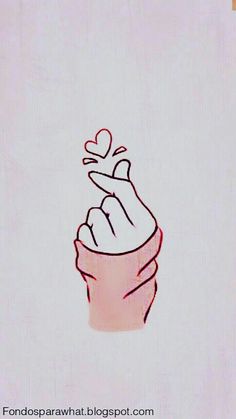 a drawing of a hand holding something in it's right hand with the other hand