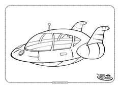 the littlest airplane coloring page for kids