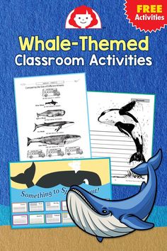 Free whale activities and lessons Whale Activities, Spring Learning Activities, Spring Lessons