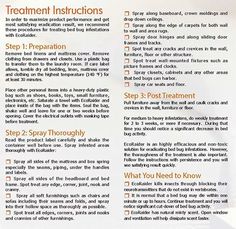 the instructions for treatment instructions are shown in this brochure, which includes information on how to use them