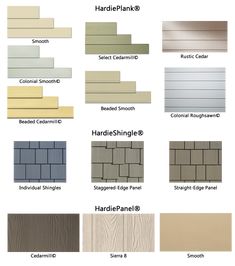 the different types of siding materials