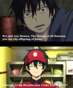 Blue Exorcist | the Devil is a Part-Timer Devil Part Timer, Collateral Beauty, The Garden Of Words, Exorcist Anime, Anime D, Rin Okumura, Ao No Exorcist, Shall We Date