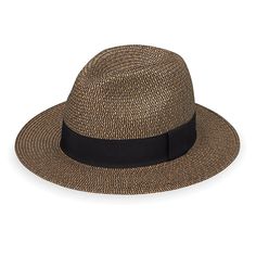 Josie Women's Sun Protection Hat This classic fedora with a three-inch wire-edged brim and a black ribbon band offers the highest sun protection you can get without sacrificing style. The Josie starts with a timeless silhouette — a structured brim and a defined, dented crown. We then looked toward warm-weather adventures, from beach days to sightseeing excursions, with its construction and added a lightweight, breathable feel with woven paper braid enhanced with UPF 50+ protection for your skin. Elegant Fedora With Upf 50+ For Travel, Chic Travel Fedora With Curved Brim, Upf 50+ Fedora Panama Hat For Travel, Travel Boater Hat With Upf 50+ And Short Brim, Lightweight Fedora Hat For Travel, Lightweight Flat Brim Fedora For Travel, Lightweight Fedora For Travel, Panama Hat With Upf 50+ And Curved Brim, Elegant Brimmed Fedora For Vacation