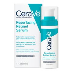 Cerave Retinol Serum, Cerave Retinol, Cerave Resurfacing Retinol Serum, Resurfacing Retinol Serum, Cerave Skincare, Post Inflammatory Hyperpigmentation, Post Acne Marks, Acne Help, Serum For Face