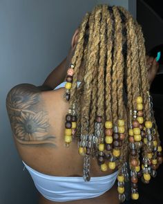 Random Part Locs, Locs With Pearls, Locks With Beads, Loc Sprinkles, Short Twists