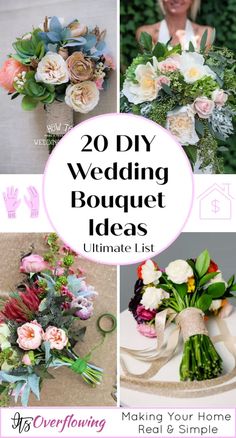 the ultimate guide to making your own wedding bouquet