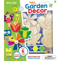 the children's garden decor kit is shown