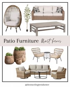 patio furniture must haves for every style