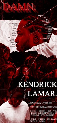 a movie poster for the film kendrick lamar