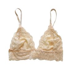 Cream Lace Scalloped Bralette – Lani + Kei Cream Outfits, Small B, Scalloped Trim, Cream Lace, Feminine Look, Lingerie Collection, What Is Life About, Stretch Lace, Sheer Fabrics