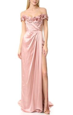 MACloth Off the Shoulder with Flowers Pink Evening Gown Simple Prom Dress Pink Evening Gown, Gown Simple, Cheap Prom Dresses Online, Pink Evening Gowns, Blush Gown, Pink Satin Dress, Pink Dress Short, Pink Evening Dress, Off Shoulder Gown