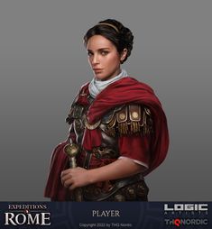 ArtStation - Expeditions: Rome Art Direction Showcase Logic Artist, Pax Romana, Rome Art, 2022 Art, 2d Art, Medieval Fantasy, Character Portraits