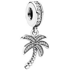 PANDORA Sparkling Palm Tree Charm Pandora Summer, Palm Tree Pendant, Pandora Rings, Pandora Bracelet Charms, Nike Shox, Tree Pendant, Pandora Bracelets