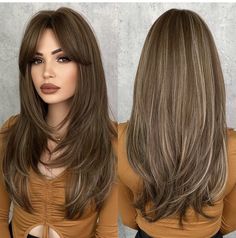 Haircuts For Long Hair, Orange Hair, Hair Inspo Color, Long Hair Cuts, Layered Hair, Hair Dos, Trendy Hairstyles, Hair Highlights, Hair Looks