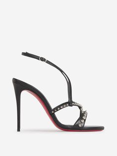 Sandals by Christian Louboutin; Tacones; Heeled sandals; Smooth skin; Strappy stud details; High stiletto heel ; Heel height: 10 cm; Strap tie-up; Rounded toe; Contrast sole; Leather soleMade in Italia100% LeatherGender: WomenMaterial: 100% LEATHERColor: STRAPPY STUD DETAILSMade in: ITProduct ID: 3240167_B439*Import tax/duty will be calculated at checkout (If applicable) Baby Girl Shoes, Strappy Sandals, Boys Shoes, Women's Shoes Sandals, Shoes Women Heels, Accessories Design, Stiletto Heels, Shoes Sandals, Clothing And Shoes