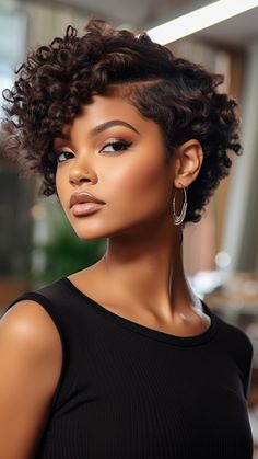 17 Short Haircuts For Women Over 50 Embracing Natural Beauty in 2024 Black Woman Short Curly Hairstyles, Short Curly Black Women Hairstyles, Short Haircuts For African Women, Medium Length Haircut Natural Curls, Short Curly Haircuts Natural Black Women 4c Hair, Short Curly Hair Styling Ideas, Cute Afro Styles, Short Curly Haircuts For Black Women, Women’s Short Curly Haircuts