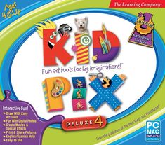 the learning company kids's art tools for big imaginations deluxe 4 dvd set