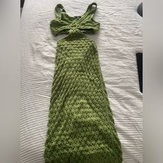 Brand New, Never Worn Before! Crochet Midi Dress, Crochet Midi, Green Crochet, Lulus Dresses, Midi Dress, Brand New, Womens Dresses, Crochet, Green