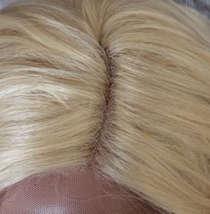 "~We mainly sale our wigs to cancer and alopecia patients. Therefore, we do not accept any returns on wigs. Please choose wisely and ask all questions before making your purchase/purchases. All sales on wigs are final. Thank you in advance for your consideration.~ TYPE: Lace Front Wig MATERIAL: Human Hair Blend LENGTH: Approx. 25\" long from the crown to the tip, stretched CAP SIZE: Average ~Fits 21.5\"-22.5\" in head circumference CAP ADJUSTABLE: Yes SPECIAL FEATURES: Ear to Ear Deep Lace, Huma Full Lace Front Wigs, Wig Material, Romantic Curls, Blonde Layers, White Blonde, Bleach Blonde, Choose Wisely, Wig Making, Dark Blonde