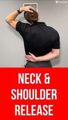 Exercise For Arthritic Neck, How To Stretch Neck And Shoulders, How To Pop Your Shoulder, Shoulder Stiffness Stretching Exercises, Simple Stretching Exercises, How To Release Shoulder Tension, Neck Rehab Exercises, Neck And Shoulder Tension Relief, Cervical Neck Stretches