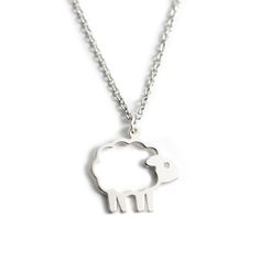 PRICES MAY VARY. .925 Sterling Silver Dainty SHEEP Necklace!NEW!! Excellent gift for Birthdays & any other Holiday occasion! Deidreamers products are all hand polished for the high end quality in the USA. Pendant Size: 15 mm X 14 mm X 1.0 mm Great for layering necklace! Necklace Comes with Deidreamers Gift Box! DEIDREAMERS Sterling Silver SHEEP Necklace! New! The whimsical pendant symbolizes vulnerability & expression of innocence! Dainty & Minimalist Sterling Silver hand-made & polished high-qu Sheep Necklace, Moodboard Pictures, Sheep Jewelry, Silver Clothing, Shopping Coupons, Necklace Necklace, Layering Necklace, Layered Necklaces, Silver Necklaces