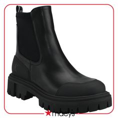 in stock Lug Sole Booties, Booties For Women, Calvin Klein Woman, Shoes Booties, Lug Sole, Black Booties, Rubber Rain Boots, Stella Mccartney, Chelsea Boots