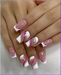 Nail Art For Christmas, Fantastic Nails, Toenail Art, Manicure Nail Designs, Gel Nail Art Designs, Classy Nail Designs, Fancy Nails Designs, Stylish Nails Designs, Her Nails