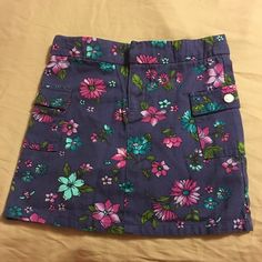 Adorable Girls Cargo Blue Floral Skirt, Never Worn. Blue Floral Skirt, Kids Bottoms, Blue Purple, Blue Floral, Floral Skirt, Blue And Purple, Kids Shop, Color Blue, Skirt