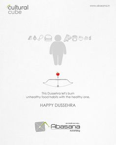 an advertisement for a healthy food product with a man standing on a scale and the words happy dusseria