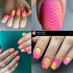 Nail Stamp, Model Nails, Gel Mani, Oval Nails, Ombre Nails, Nail Inspiration, French Nails, Nails Design