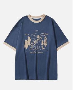 Bear T Shirt, 로고 디자인, Aesthetic Clothes, Pretty Outfits, Cool Shirts, Fashion Inspo Outfits, 30 Day