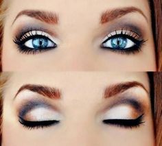 Light Smokey Eye, Blue Eyes Pop, Purple Eye Makeup, Makeup Hacks, Purple Eyes