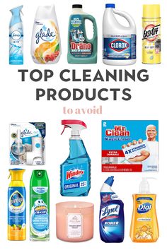 the top cleaning products to avoid