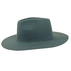 Crafted from premium quality felt, this hat is available in versatile shades of black, brown, tan, and white. Its classic design makes it the ideal accessory for any occasion, allowing you to easily dress it up or down to suit your style. Experience the perfect blend of sophistication and versatility with our Rancher Felt Fedora Hat, your go-to choice for enhancing your wardrobe. This sweatband is sewn in but don't sweat it. It comes with Free size adjustment pads to size it down. A $10 dollar value. Modern Wide Brim Felt Hat For Fall, Modern Wide Brim Fedora For Winter, Green Fedora Felt Hat For Fall, Modern Flat Brim Felt Hat For Winter, Modern Brimmed Winter Fedora, Green Wide Brim Felt Hat, Green Short Brim Felt Hat For Fall, Modern Wide Brim Felt Hat For Winter, Solid Wide Brim Felt Fedora