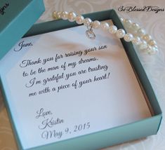 Mother of the Groom Bracelet, Mother of Bride Gift, Future Mother in law gift, Wedding gift for mother in law Future Mother In Law, Gift For Mother In Law, Bride Bracelet, Wedding Gifts For Parents, Mother Of The Groom Gifts, Boda Mexicana, Wedding Day Gifts, Mother In Law Gifts, Future Wedding Plans