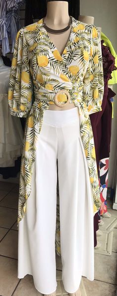 Lemon Drop High Low Top - Foxy And Beautiful Trendy High-low Hem Tops For Summer, Trendy Summer Tops With High-low Hem, Trendy High-low Hem Tops For Spring, High Low Top, High Low, Lemon Drop, Low Top, Print Tops, High & Low