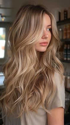 Long Blonde Haircuts, Perfect Blonde Hair, Dark Blonde Hair, Mom Hairstyles