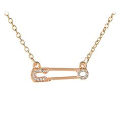 PRICES MAY VARY. Unique Style:Creative wild hollow rhinestone safety pins pendant clavicle chain necklace fashion women's jewelry gift accessories Material&Weight:Material:alloy+rhinestone;weight:7.1g. Product Dimension:Girth :45+5cm;safety pin pendant diameter:3*1cm. Best Gift:Perfect gift is simple, unique, beautiful, Absolutely a great gift to express your love for your mother, girlfriend, fiancee, wife, valentine, family or just a friend,etc. Great gifts on Mother 's Day , Wedding , Annivers Safety Pin Necklace, Pin Necklace, Pin Pendant, Letter Necklace, Gift Accessories, Safety Pin, Necklace For Women, Necklace Gold, Jewelry Gift