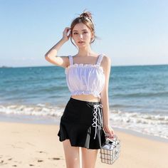 Olivia Mark - Elegant Swimwear Collection for Women's Warm Springs Visit Elegant Midi Skirt, Elegant Swimwear, Cute Sweater Outfits, Warm Springs, Embellished Skirt, Long Bodycon Dress, Elegant Skirt, Swimwear Collection, Beach Wear